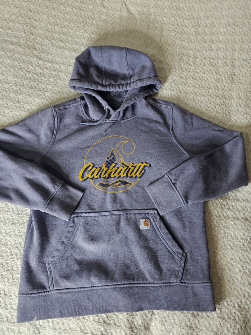 Carhartt Mid Weight Relaxed Fit Hoodie Hooded Sweatshirt Medium sized 8/10